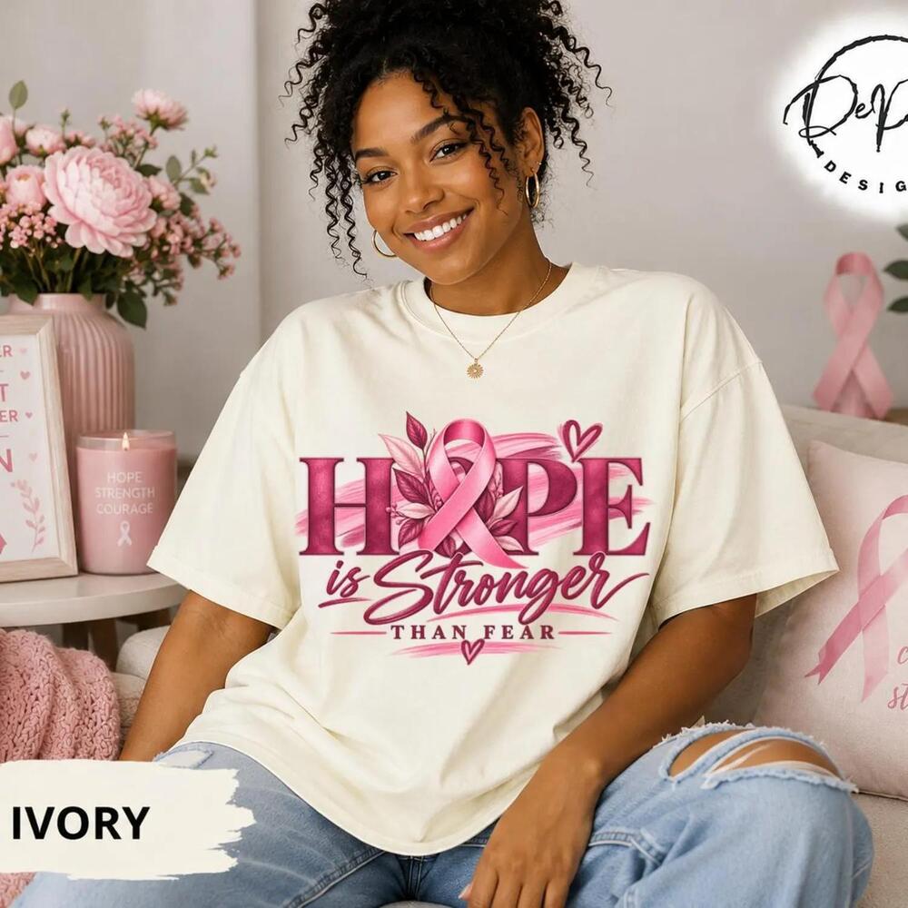 Hope Is Stronger Than Fear Shirt,  Awareness Tee